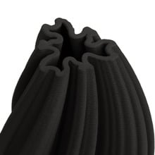 Black Mila Ceramic Vase